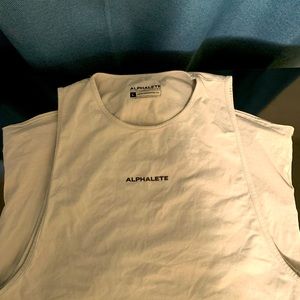 Alphalete gray tank large